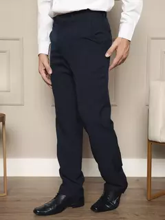 Calça De Terno Calça Social masculina Azul Marinho na internet