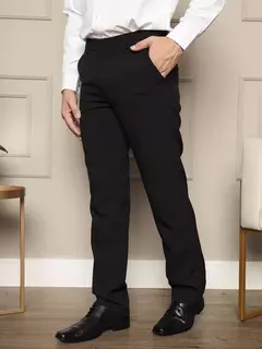 Calça De Terno Calça Social masculina Preto