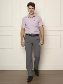 Calça Social masculina Chumbo - comprar online