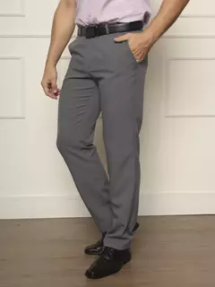 Calça Social masculina Chumbo