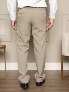 Imagem do Calça De Terno Calça Social masculina Bege