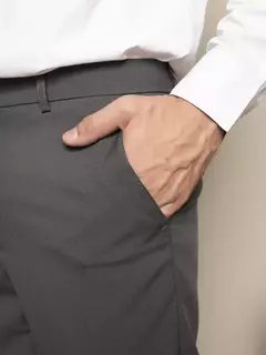 Calça De Terno Calça Social masculina Chumbo - loja online