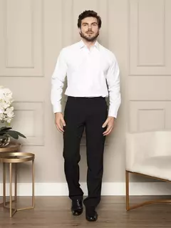 Calça De Terno Calça Social masculina Preto - comprar online