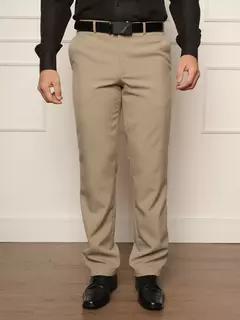 Calça Social masculina Bege - BORSARI