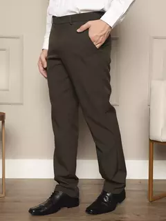 Calça De Terno Calça Social masculina Marrom - comprar online