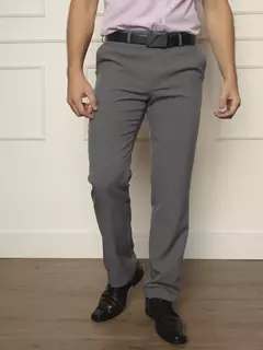 Calça Social masculina Chumbo - BORSARI