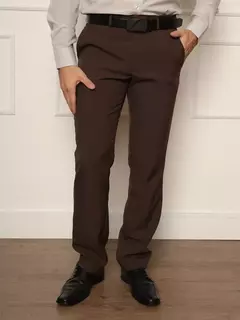 Calça Social masculina Castanho