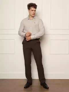 Calça Social masculina Castanho - comprar online