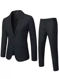 Terno Conjunto Blazer e Calça Preto - loja online