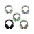 Auriculares Vincha Led Rgb Bluetooth Wireless Inalámbrico