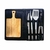 Set asado x4 + tabla