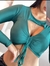Cropped manga longa Tatiana - comprar online