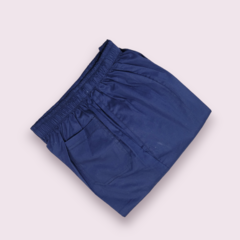 Pantalón azul marino poplín XS - comprar online
