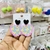 Arete Corazon con mariposas