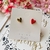 Arete Bi Color Rosas