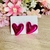 Imagen de Arete Corazon Metalico