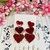 Arete Triple Corazon de Acrilico - Cherry Store Accesorios