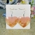 Aretes Corazon con fuego