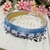 Diadema Azul con Cristales