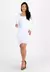 Vestido Branco Curto Manga Longa - comprar online