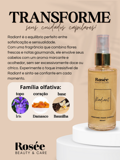 KIT - Perfumes para cabelo - Radiant e Mystic - 60ml - Rosée Beauty Care