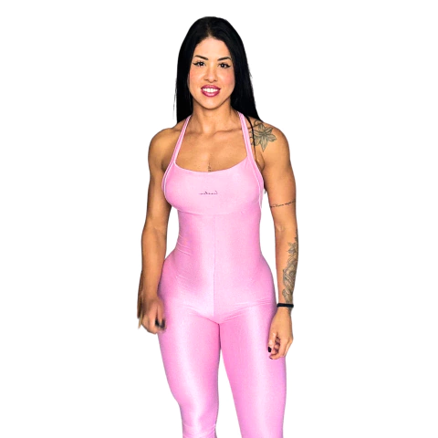 Macacão Livia- Rosa - comprar online