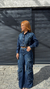 Calça wide leg relaxed cargo escura - LM Concept
