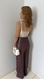 Calça com bolso cargo marrom - comprar online