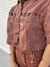 Jaqueta over cropped terracota - LM Concept