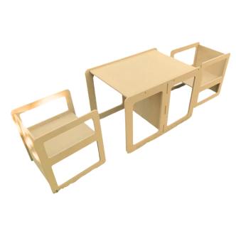 SILLAS Y MESA EVOLUTIVA MONTESSORI