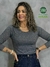 BLUSA M/L GOLA ALTA REP - DIKA MODAS COMERCIO LTDA ME