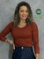 BLUSA M/L GOLA ALTA REP - comprar online