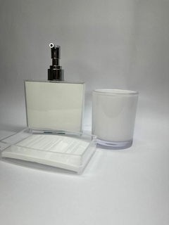 Set de acrílico blanco eco x3p - comprar online
