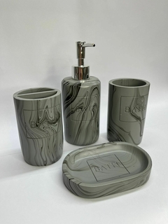 Set de baño resina x4p en internet