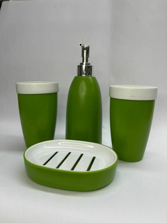 set de baño plástico eco x4p en internet