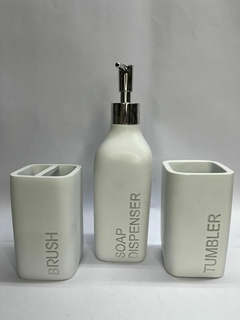 set resina x3 blanco!!