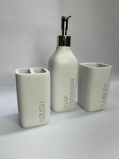 set resina x3 blanco!! - comprar online