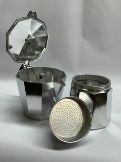 Cafetera italiana aluminio de 3, 6 y 9 pocillos - comprar online