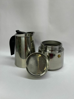 Cafetera italiana acero inox 9 y 12 pocillos - tienda online