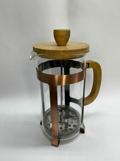 Cafetera francesa 800ml color bronce/bambu en internet