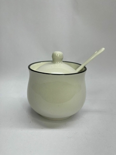 Azucarera ceramica c/cucharita
