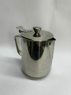 Lechera de acero c/tapa