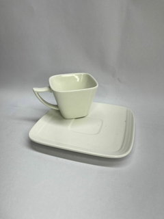 Set x6 taza c/plato café/te