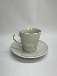 Set x6 taza c/plato café/te