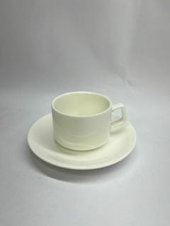 Set x6 taza c/plato café/te