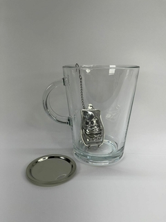 Infusor para te acero c/platito - comprar online