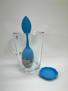 Infusor para te silicona c/platito - comprar online