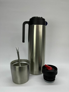 Termo 3 en 1 acero Nobel Home 1lt