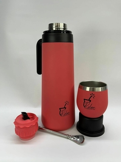 Termo Rolan 1lt C/mate térmico y bombilla!! - comprar online