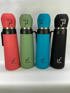 Termo Rolan 1lt C/mate térmico y bombilla!!